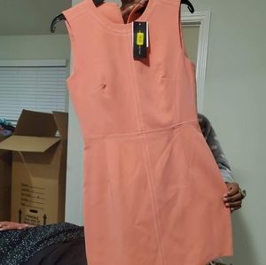 French connection peach dress